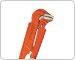 Pipe Wrench Double Handles